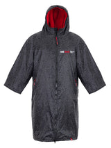 Two Bare Feet Kids Classic Print Weatherproof Changing Robe (Black/Red)