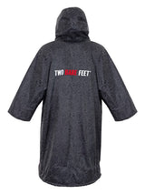 Two Bare Feet Classic Print Weatherproof Changing Robe (Black/Red)