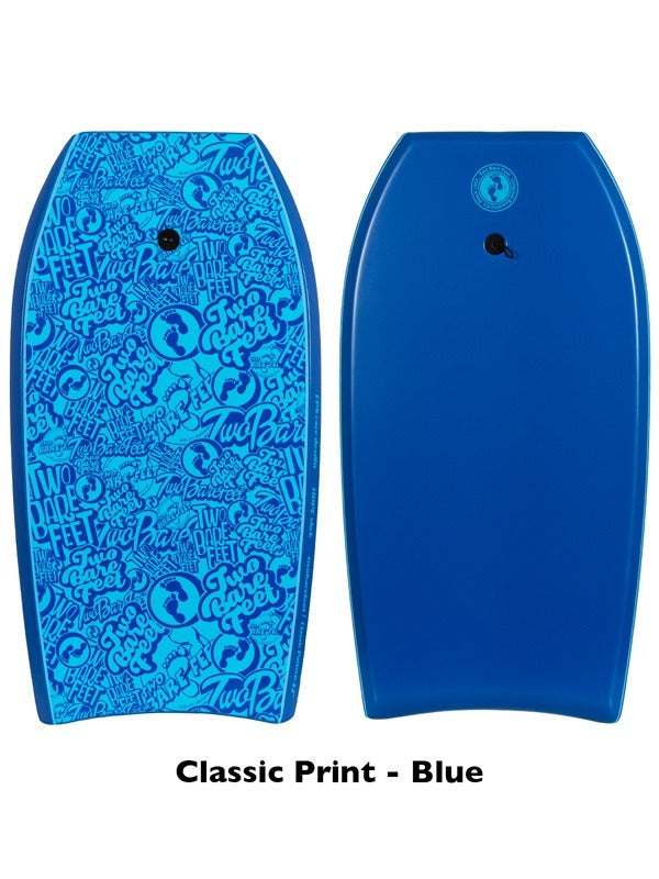 Two Bare Feet Flowers Double Bodyboard & Bag Bundle