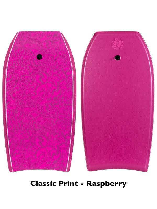 Two Bare Feet Flowers Triple Bodyboard & Bag Bundle