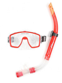 Two Bare Feet Adult Mask & Silicone Snorkel SN52 (Red)