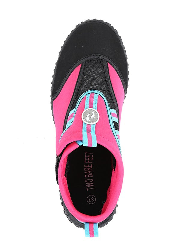 Two Bare Feet Cliff Jump Adults Aqua Shoes (Pink / Aqua)