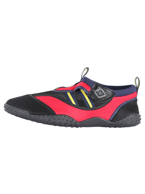 Two Bare Feet Cliff Jump Junior Aqua Shoes (Red / Yellow)