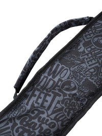 Two Bare Feet Classic Print 2 Piece SUP Paddle Bag (Black / Grey)