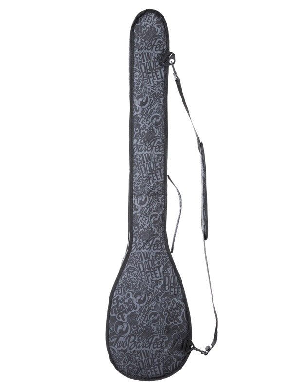 Two Bare Feet Classic Print 3 Piece SUP Paddle Bag (Black / Grey)