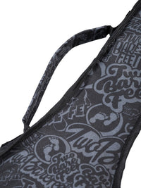 Two Bare Feet Classic Print 3 Piece SUP Paddle Bag (Black / Grey)