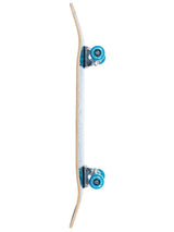 TBF Classic Pattern Complete Double Kick Skateboard (Black/Blue)