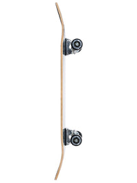 TBF Classic Pattern Complete Double Kick Skateboard (Black/Grey)