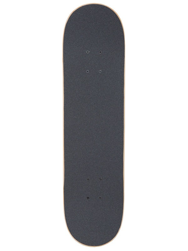 TBF Classic Pattern Complete Double Kick Skateboard (Black/Red)