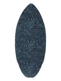 Two Bare Feet Classic Pattern 41" Skimboard (Black / Grey)