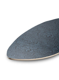 Two Bare Feet Classic Pattern 41" Skimboard (Black / Grey)