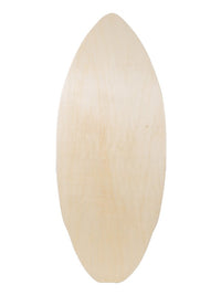 Two Bare Feet Classic Pattern 41" Skimboard (Black / Yellow)