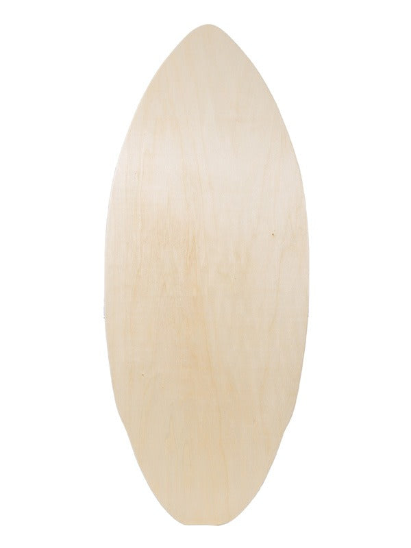 Two Bare Feet Classic Pattern 41" Skimboard (Black / Yellow)