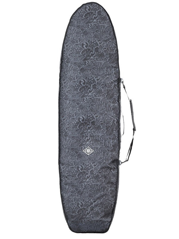 Classic Pattern 6'6" Surfboard Travel Bag (Black / Grey)