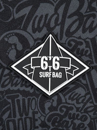 Classic Pattern 6'6" Surfboard Travel Bag (Black / Grey)