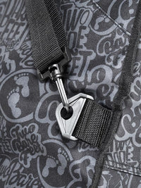 Classic Pattern 6'6" Surfboard Travel Bag (Black / Grey)