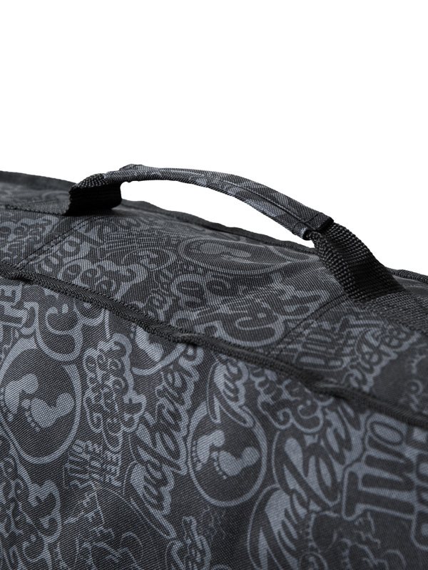 Classic Pattern 6'6" Surfboard Travel Bag (Black / Grey)