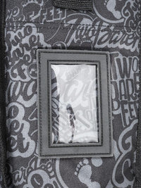 Classic Pattern 6'6" Surfboard Travel Bag (Black / Grey)