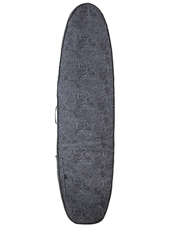 Classic Pattern 7'6" Surfboard Travel Bag (Black / Grey)