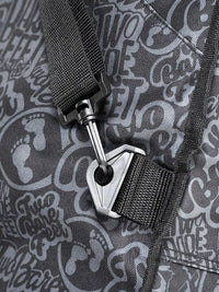 Classic Pattern 7'6" Surfboard Travel Bag (Black / Grey)