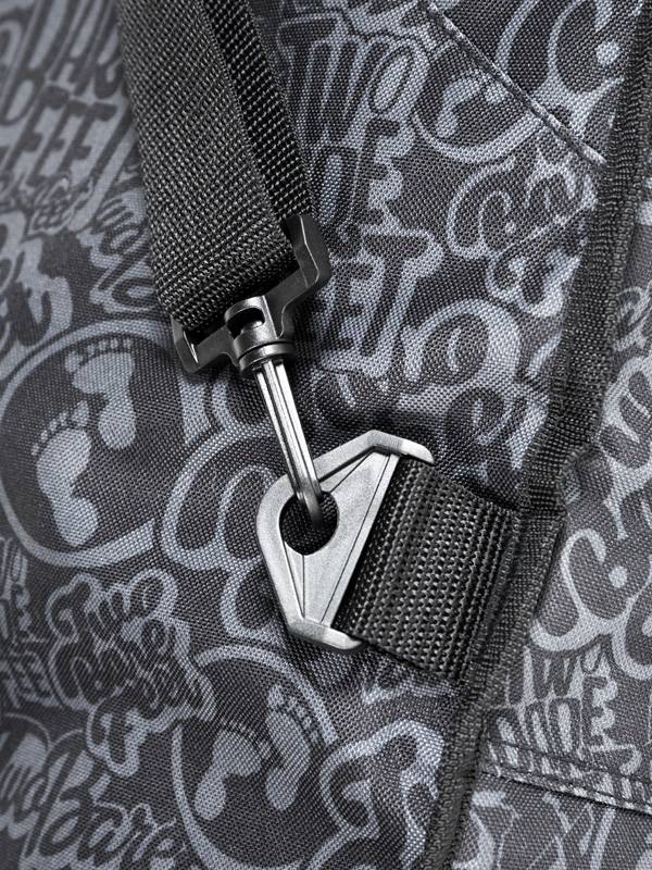 Classic Pattern 7'6" Surfboard Travel Bag (Black / Grey)