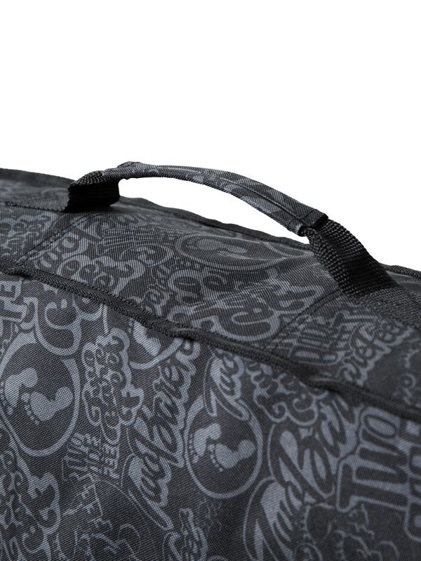 Classic Pattern 7'6" Surfboard Travel Bag (Black / Grey)