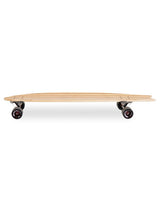 Two Bare Feet "The Deacon" 40in Bamboo Series Longboard Skateboard Complete (Black Wheels)