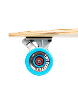 Two Bare Feet "The Deacon" 40in Bamboo Series Longboard Skateboard Complete (Blue Wheels)