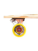 Two Bare Feet "The Deacon" 40in Bamboo Series Longboard Skateboard Complete (Orange Wheels)