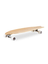 Two Bare Feet "The Deacon" 40in Bamboo Series Longboard Skateboard Complete (White Wheels)