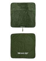 Two Bare Feet Weatherproof Changing Robe with Changing Mat (Forest/Forest)