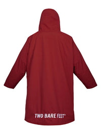Kids Core Waterproof Changing Robe (Deep Red/Charcoal)