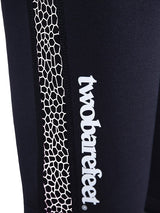 Two Bare Feet Womens Silicone Print Series 2.5mm Neoprene Wetsuit Shorts (Black/White)
