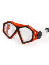 DiveSport Silicone Mask (Orange / Clear)