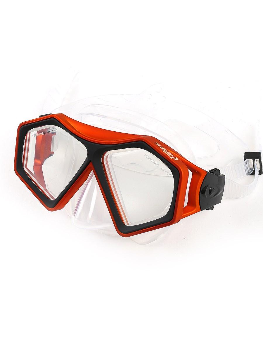 DiveSport Silicone Mask (Orange / Clear)