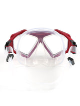 DiveSport Silicone Mask (Red / Clear)
