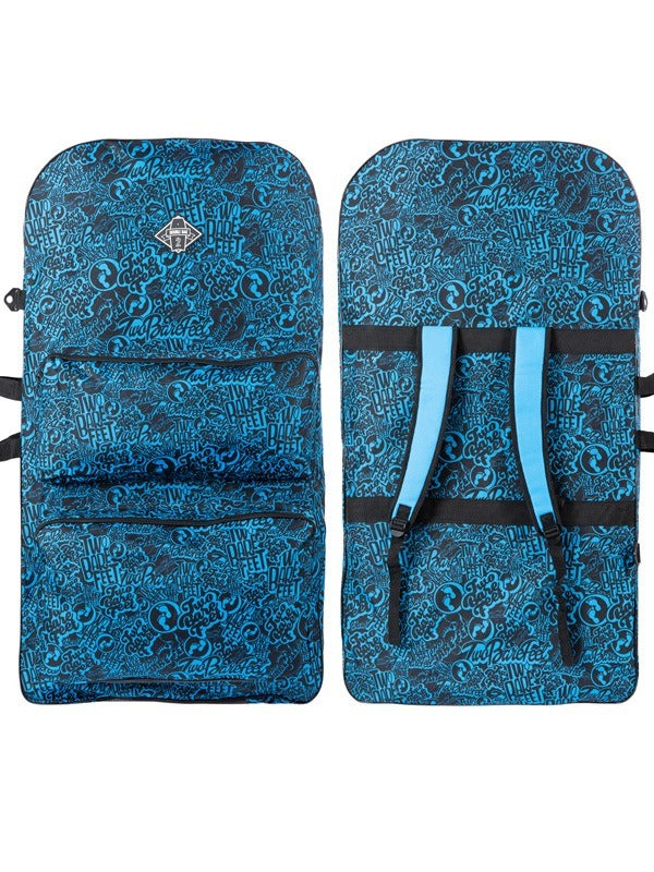 Two Bare Feet Classic Pattern Double Bodyboard and Bag Bundle (Choice of 33", 37", 41", 42", 44")
