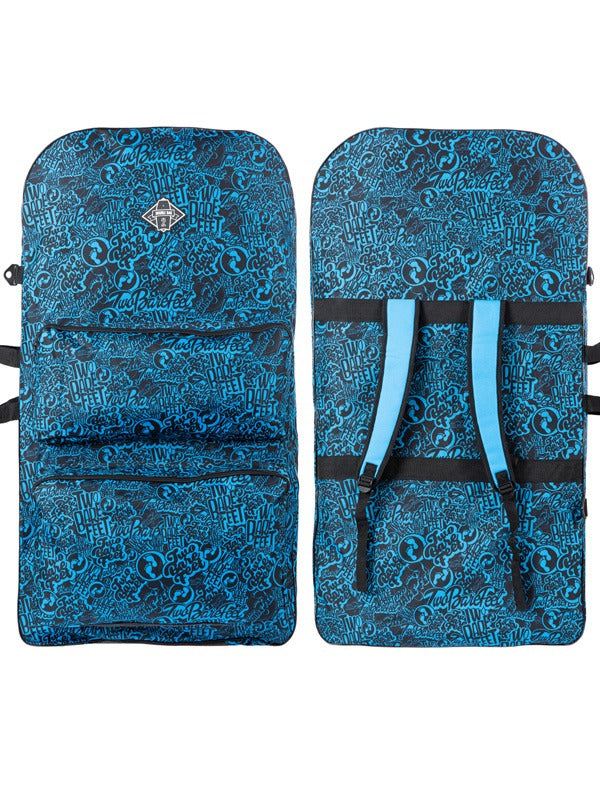Two Bare Feet 42" Future Print Double Bodyboard and Bag Bundle (Choice of 33", 37", 42")