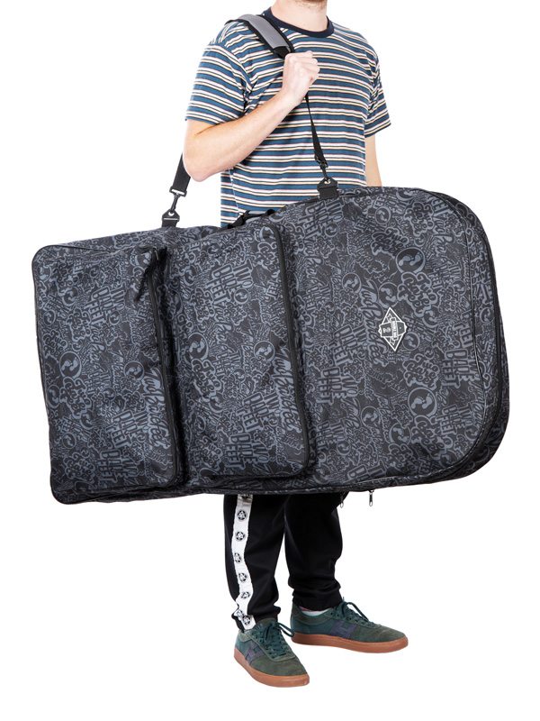 44" Double Bodyboard Bag (Grey Classic Pattern)