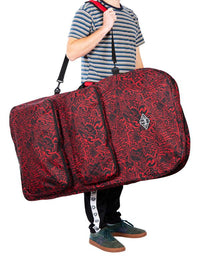 44" Double Bodyboard Bag (Red Classic Pattern)