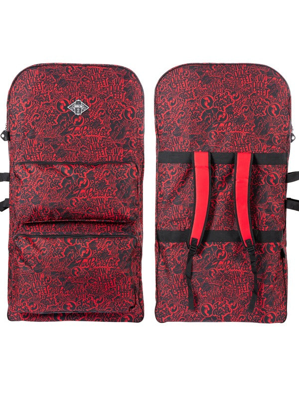 Two Bare Feet 42" Future Print Single Bodyboard and Bag Bundle (Choice of 33", 37", 42")