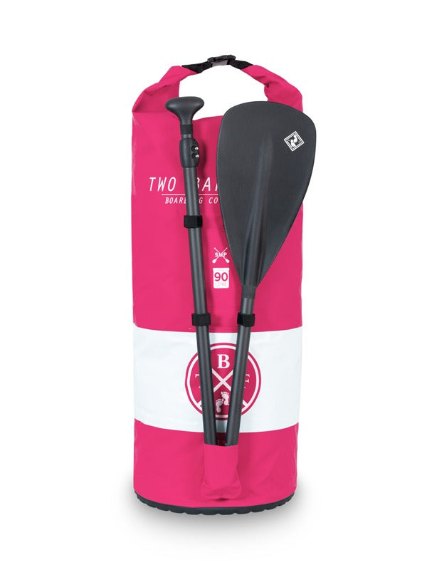 Two Bare Feet 90 Litre Waterproof Dry Bag / SUP Carry Bag (Pink)