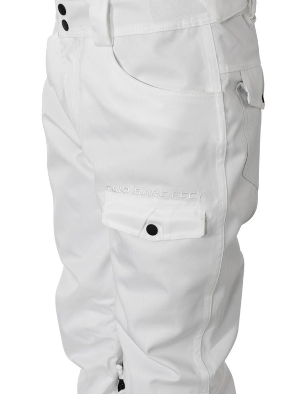 Two Bare Feet Endurance Adults 8K / 8K Snow Pant (Total White)