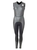Two Bare Feet Enduro Sleeveless 2.5mm Womens Mesh Surf Suit (Black)