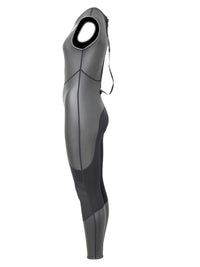 Two Bare Feet Enduro Sleeveless 2.5mm Womens Mesh Surf Suit (Black)