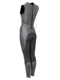 Two Bare Feet Enduro Sleeveless 2.5mm Womens Mesh Surf Suit (Black)