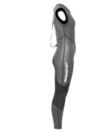 Two Bare Feet Enduro Sleeveless 2.5mm Womens Mesh Surf Suit (Black)