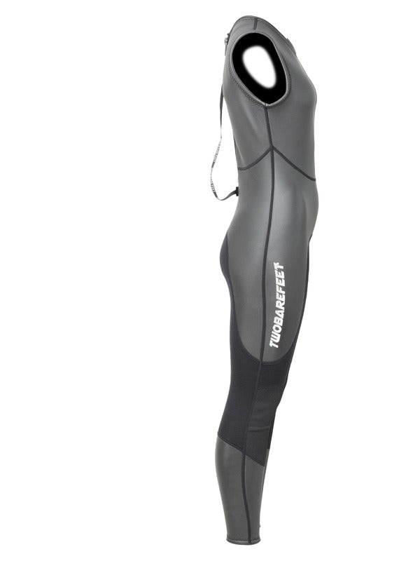 Two Bare Feet Enduro Sleeveless 2.5mm Womens Mesh Surf Suit (Black)