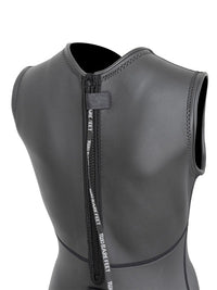 Two Bare Feet Enduro Sleeveless 2.5mm Womens Mesh Surf Suit (Black)