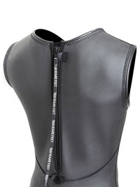 Two Bare Feet Enduro Sleeveless 2.5mm Mens Mesh Surf Suit (Black)